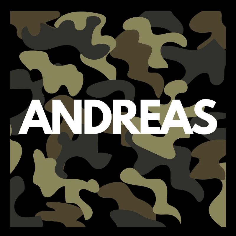 Andreas: Name tag, first name for men, male