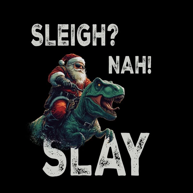 Weihnachtsmann Dino T-Rex
