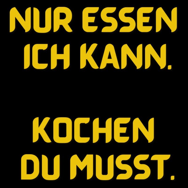 Nur essen ich kann...