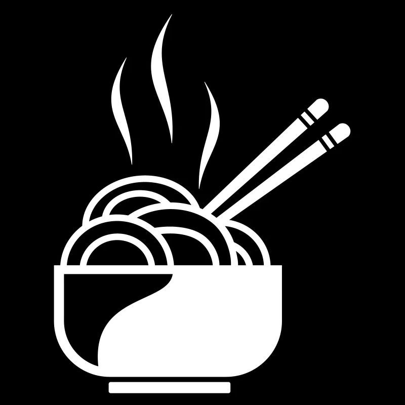 Nudeln mit Stäbchen