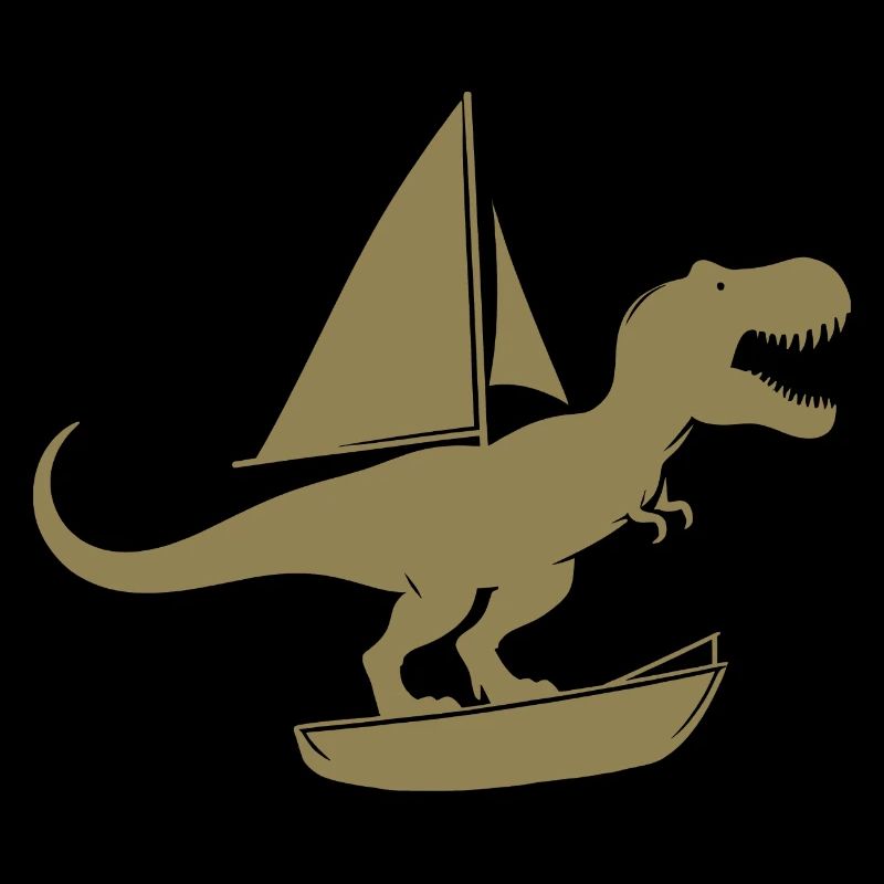 Minimalist dinghy with T-Rex summer