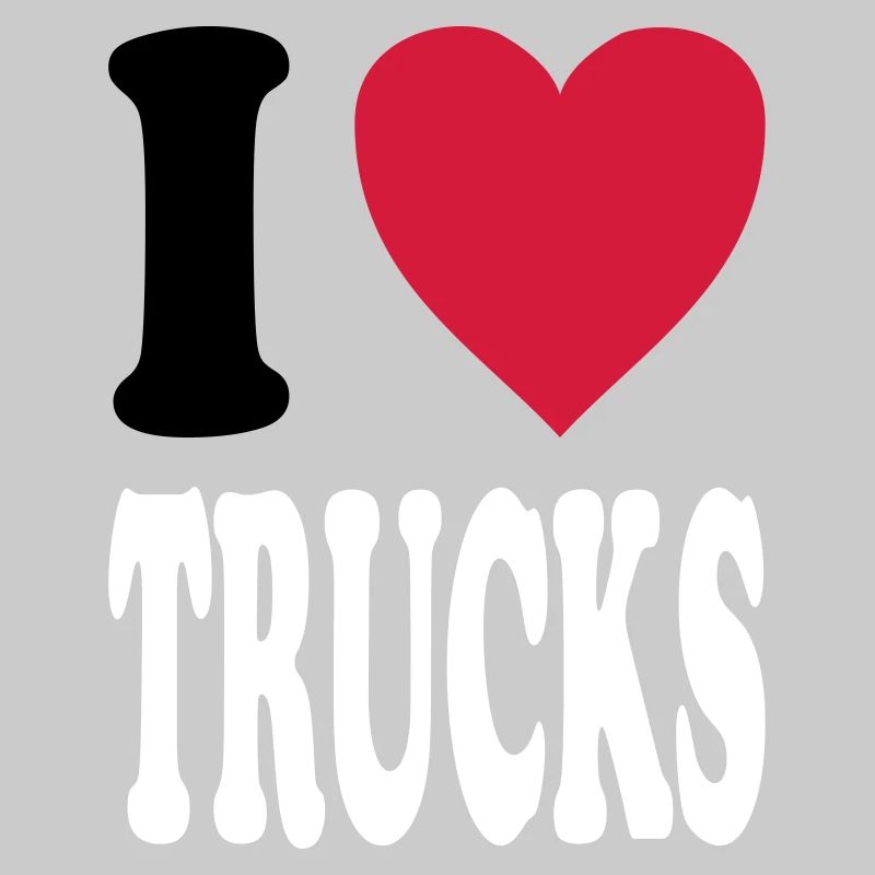 I love TRUCKS (colors selectable!)