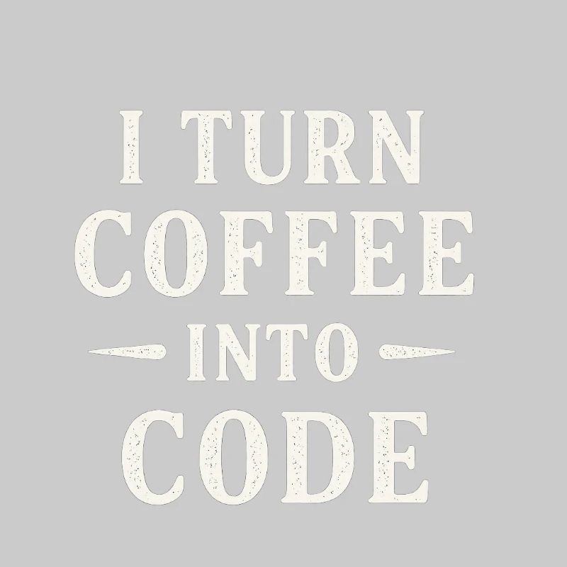 Je transforme le café en code
