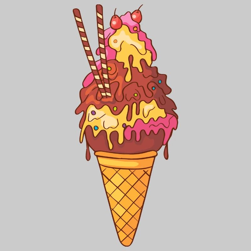 Eis Speiseeis Eiskrem Eiscreme Kugeleis Eisbecher