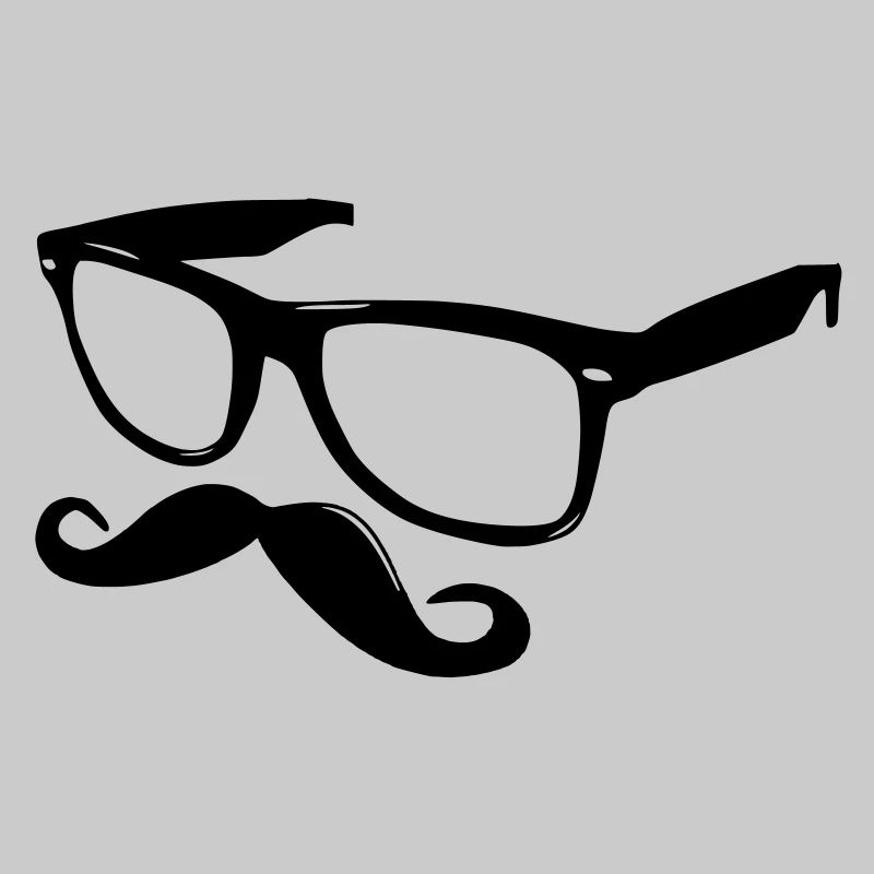 nerdy moustache