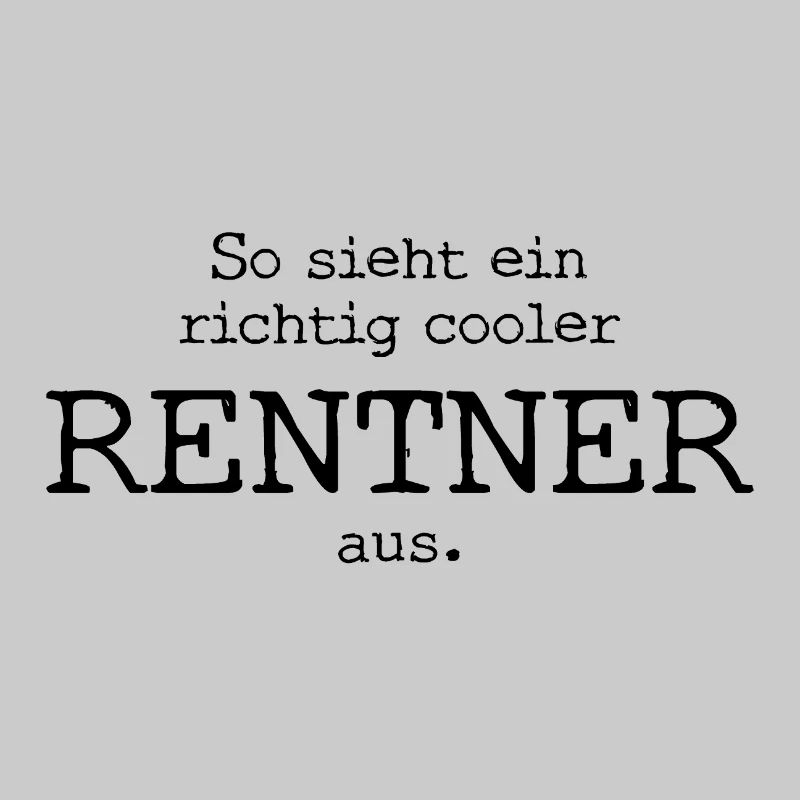 So sieht ein richtig cooler Rentner aus.