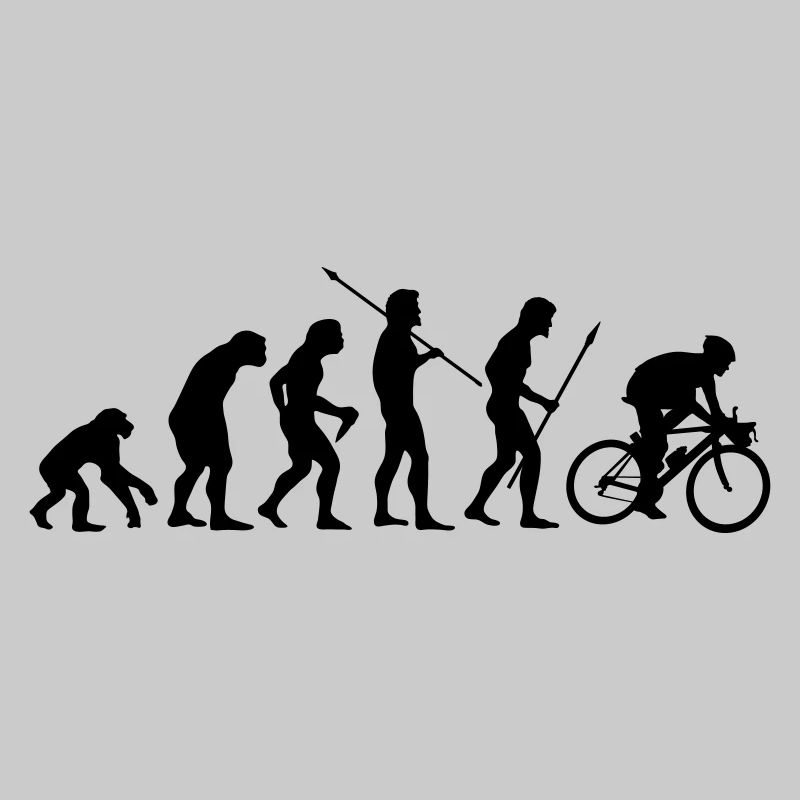 l'évolution de cycliste