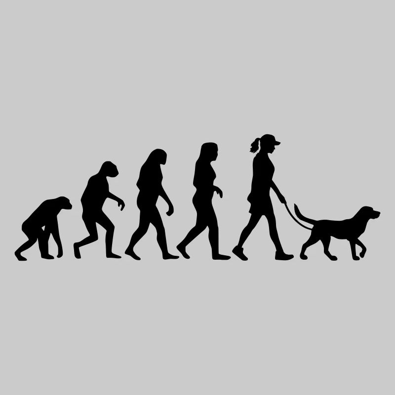 Evolution Of Labrador Dog Walk Womens Edition