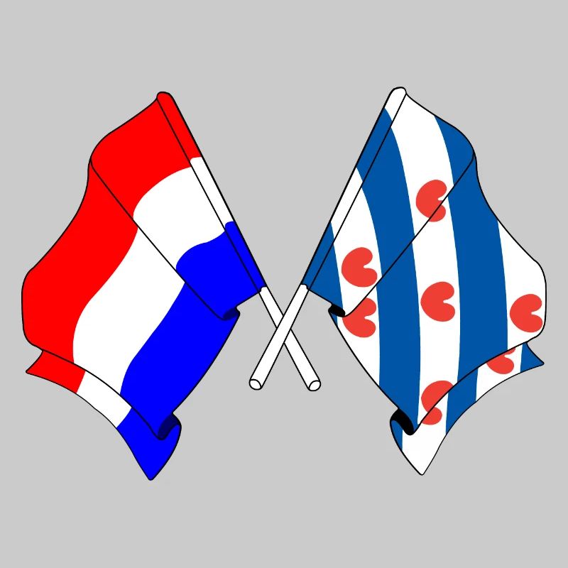 Drapeau des Pays-Bas, Frise croisé