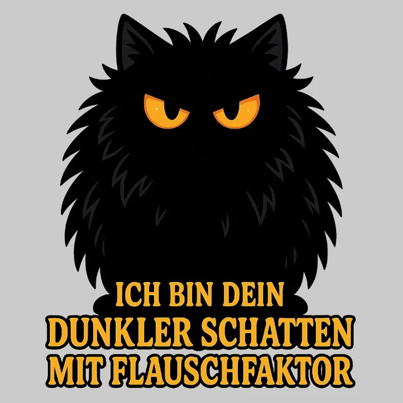 Dark shadow with fluff factor – cat
