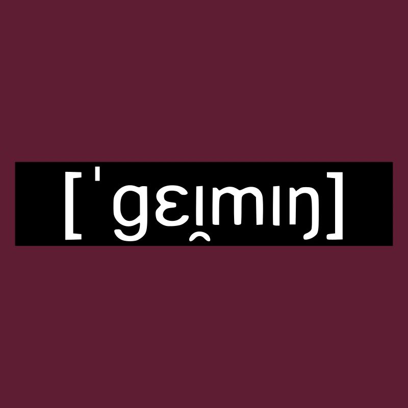 GAMING LAUTSCHRIFT / phonetic script - SIMPLE