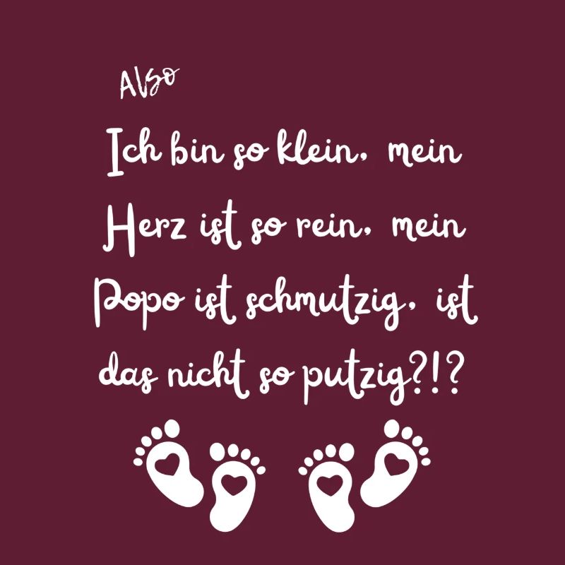Ich bin so klein.