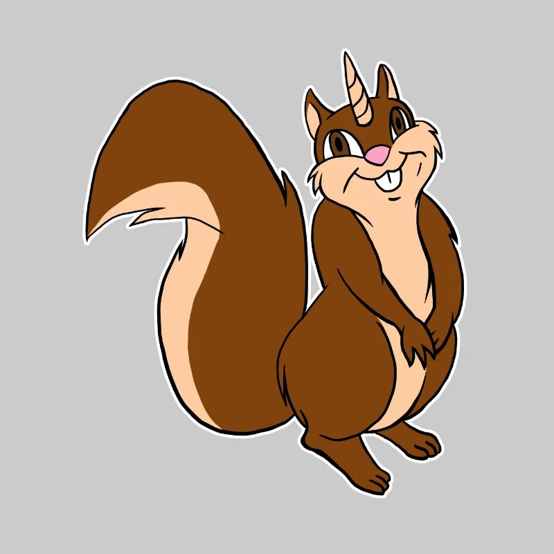 Eichhörnchen Lustiges Eichhörnchen Einhorn Streifenhörnchen Wortspiel