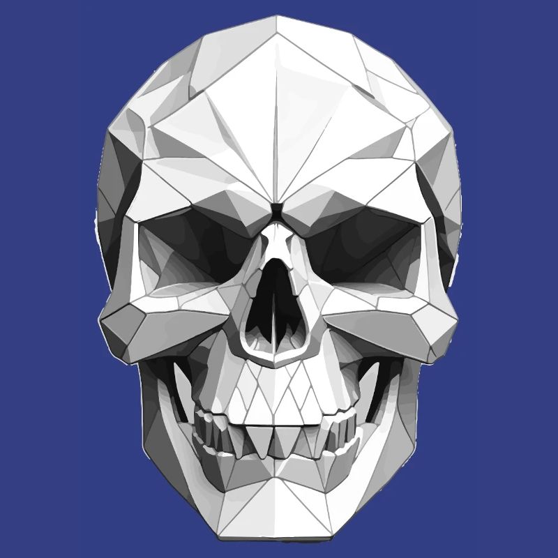 Skull - Low Poly Design