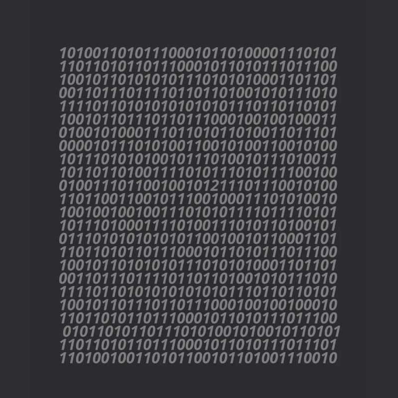 Binary code logo