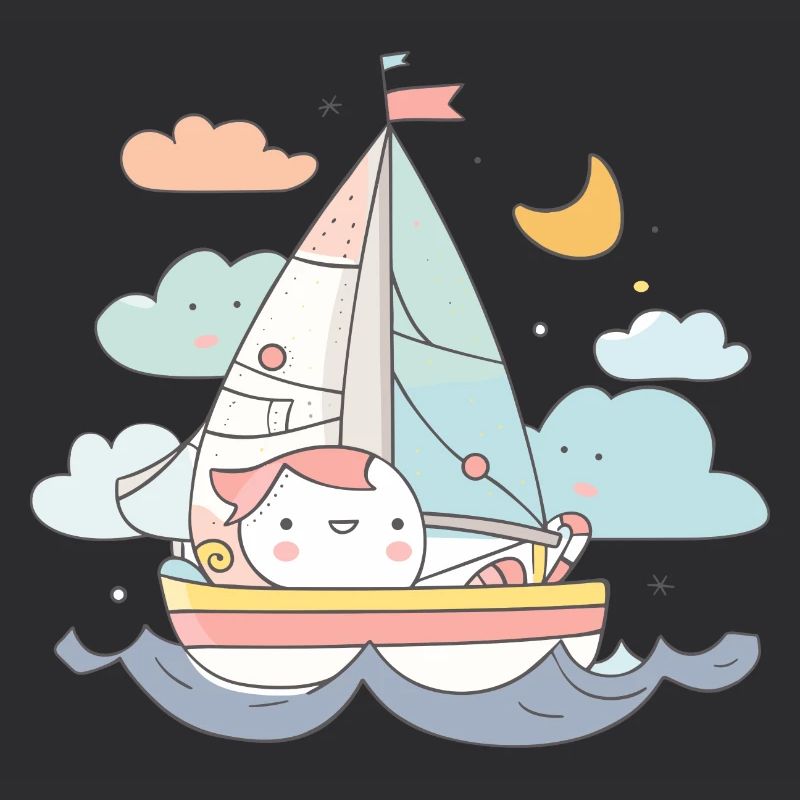 Sailing Comic Style