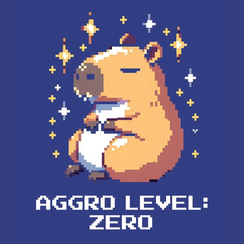 Aggro Level: Zero | Capybara &amp; peace
