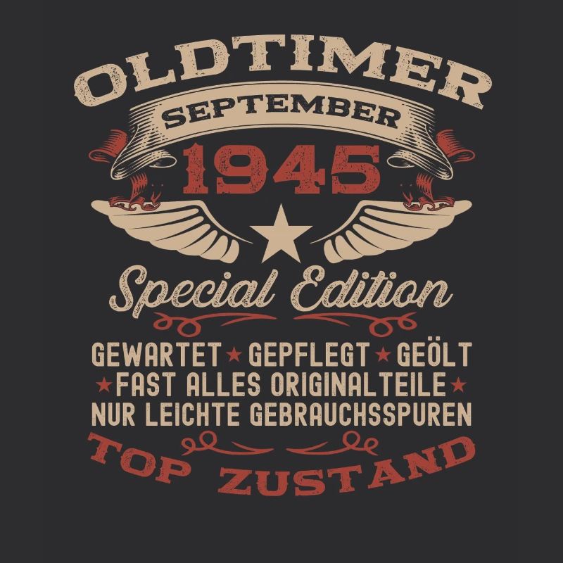80. Geburtstag Geschenk Oldtimer September 1945