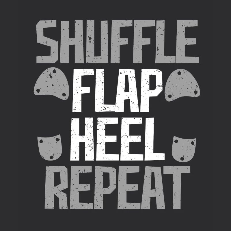 Claquettes Danse Tap Dancer Step Stepper Shuffle Flap Heel