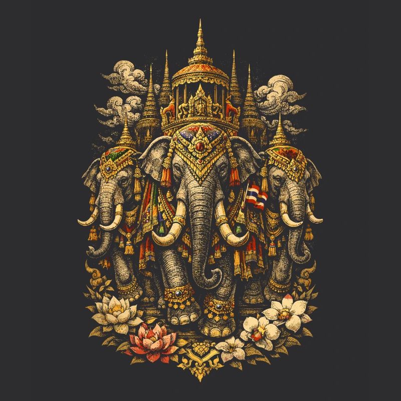 Thailand Thai Pride Elefanten