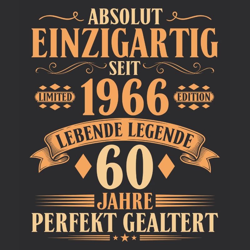 Einzigartig seit 1966 - 60. Geburtstag Vintage