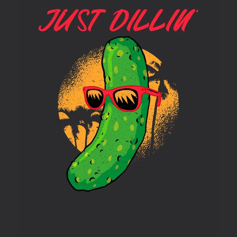Juste Dillin Cool Concombre Chill Vintage
