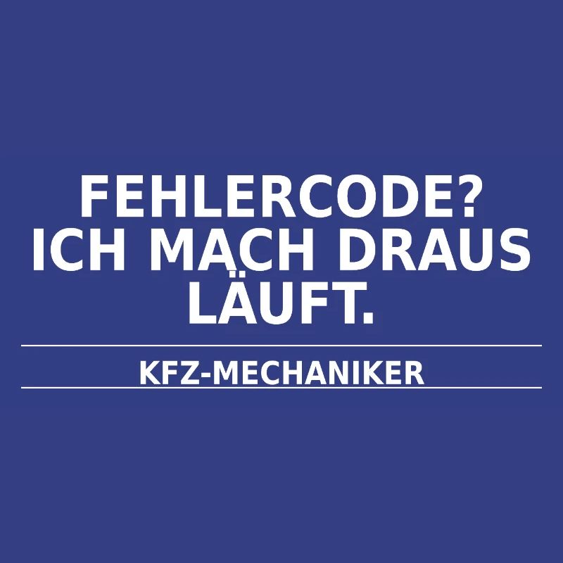 Car mechanic – error code? I do it all the time