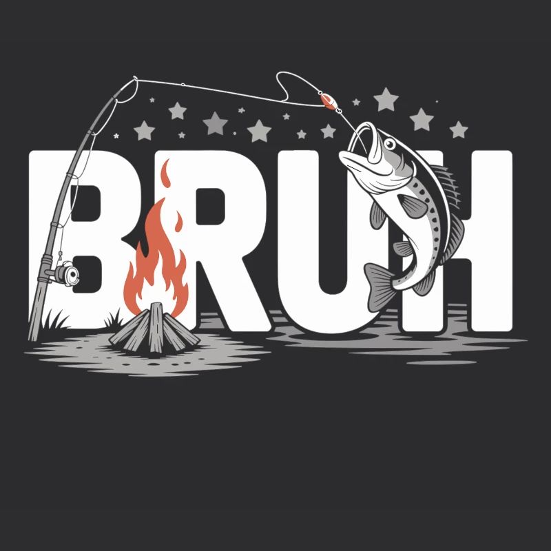 Bruh Campfire and Fish
