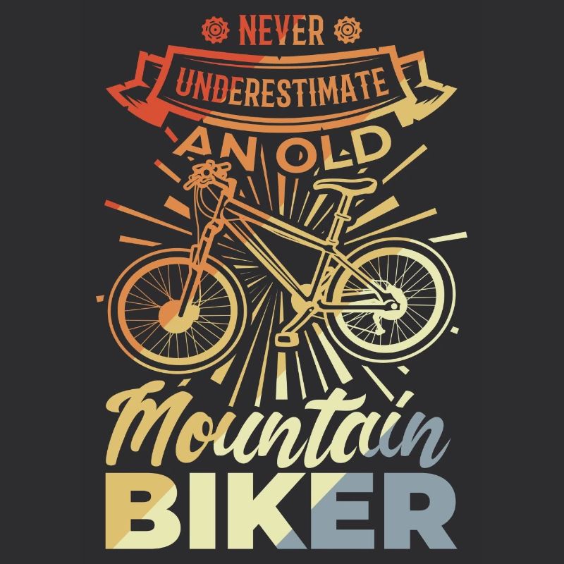 Never Underestimate A Old Mountain Biker