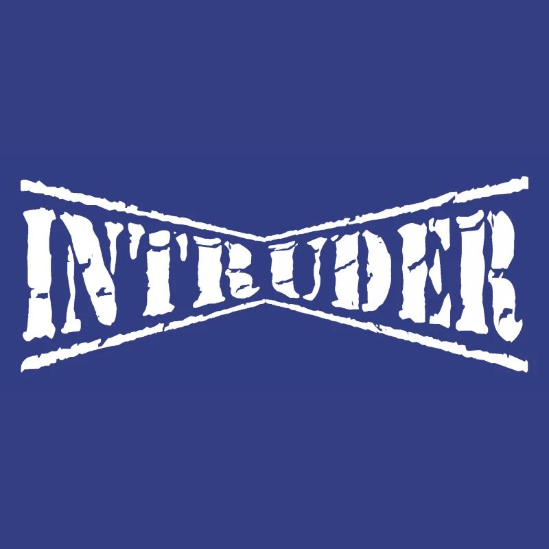 intruder hacker eindringling clan sticker computer