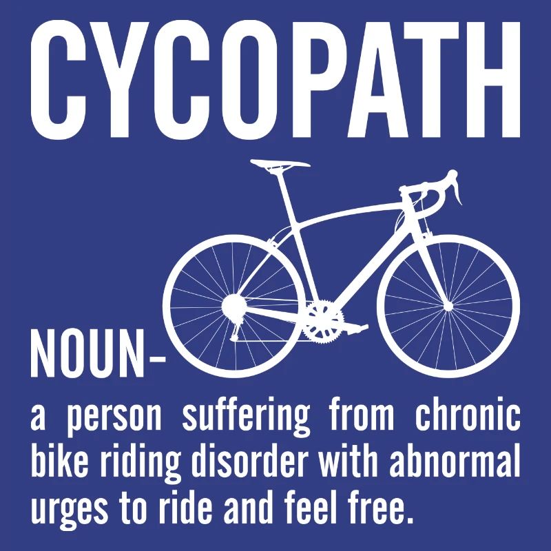 Cyclopath Bicycle Bold Quote Tee