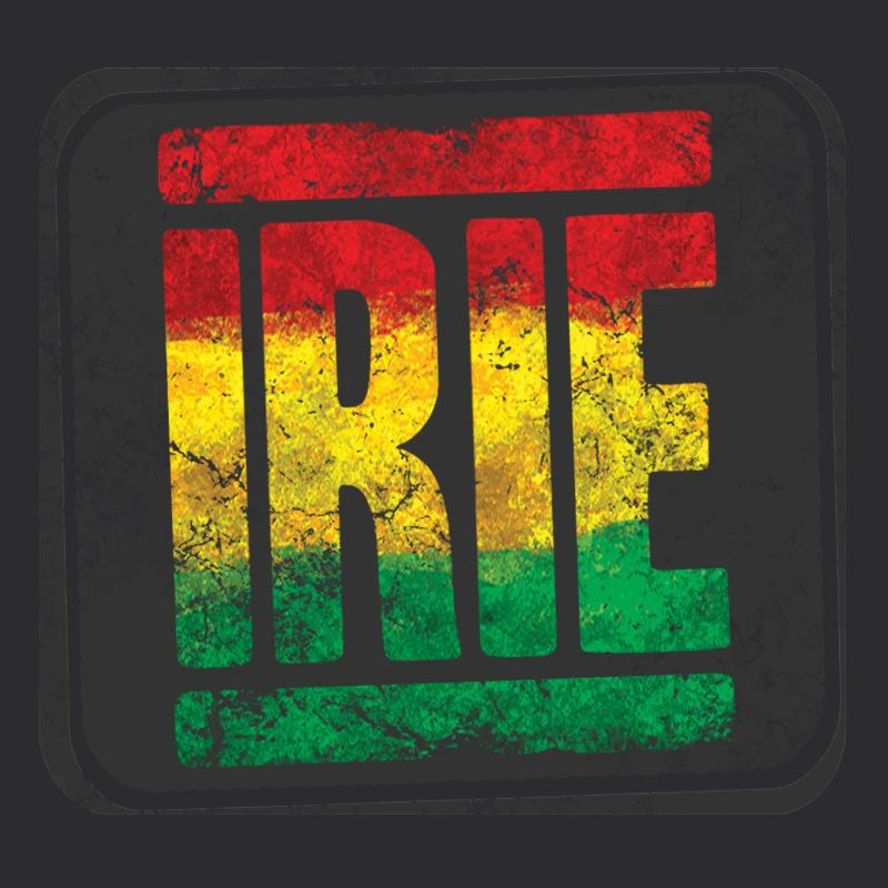 Authentisches Rasta-Design mit Farbverlauf