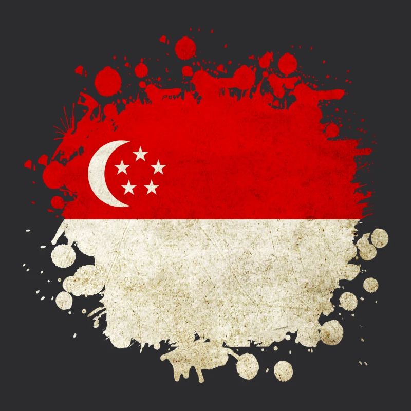 Design du drapeau de Singapour