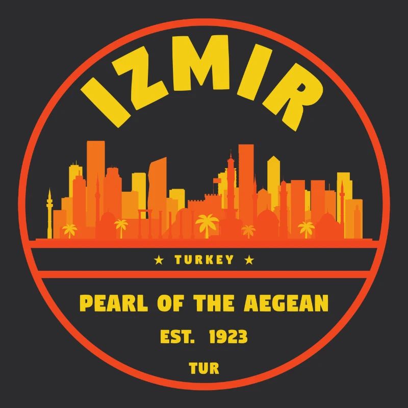 Insigne de la Skyline d’Izmir – Perle de la mer Égée