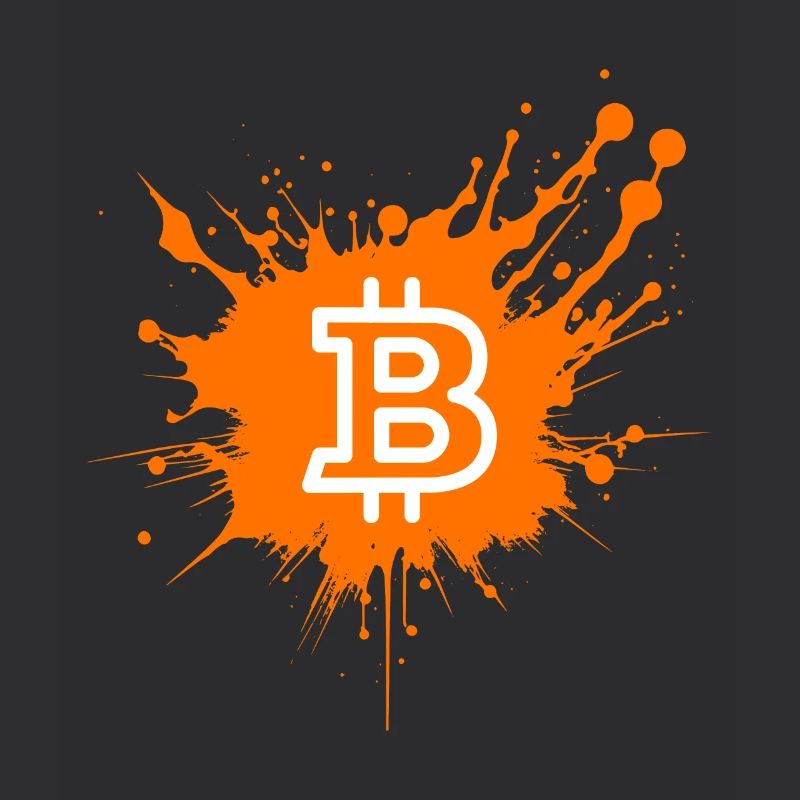 Bitcoin Crypto Cryptocurrency Splash