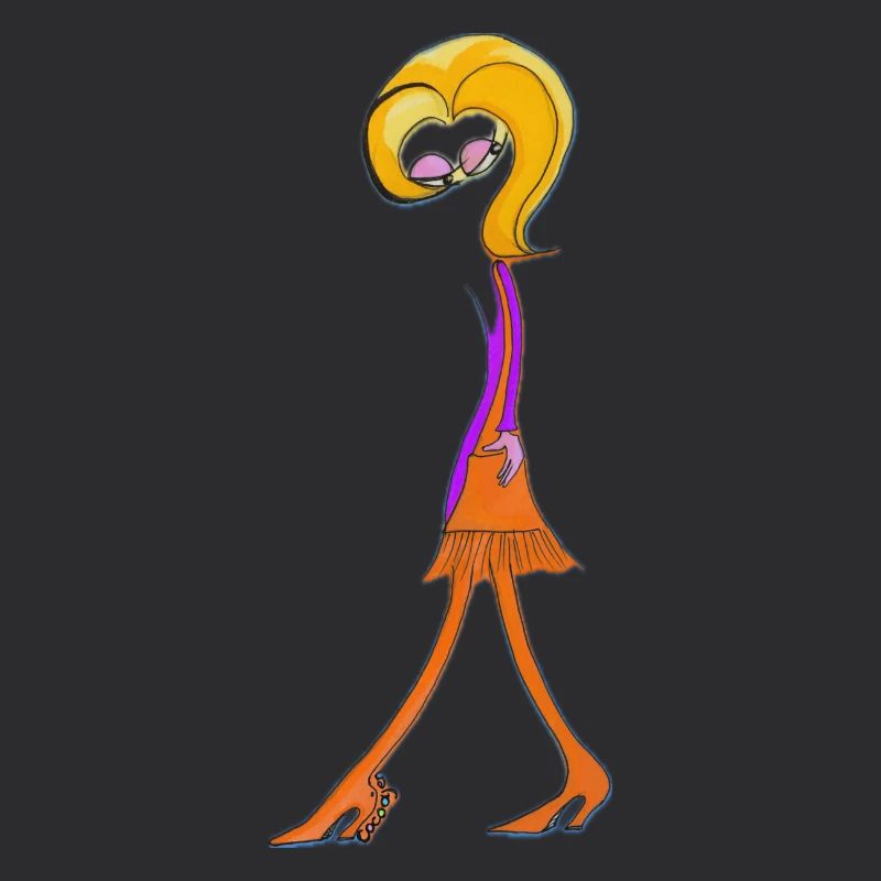 Verspielte Doodle-Diva