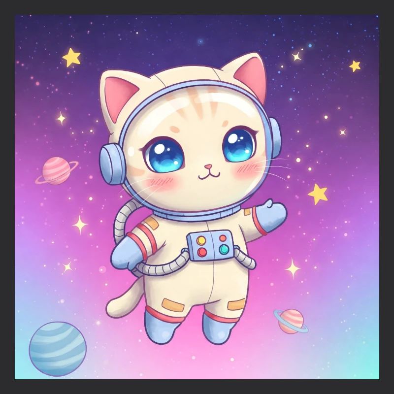 Astronaut kitten