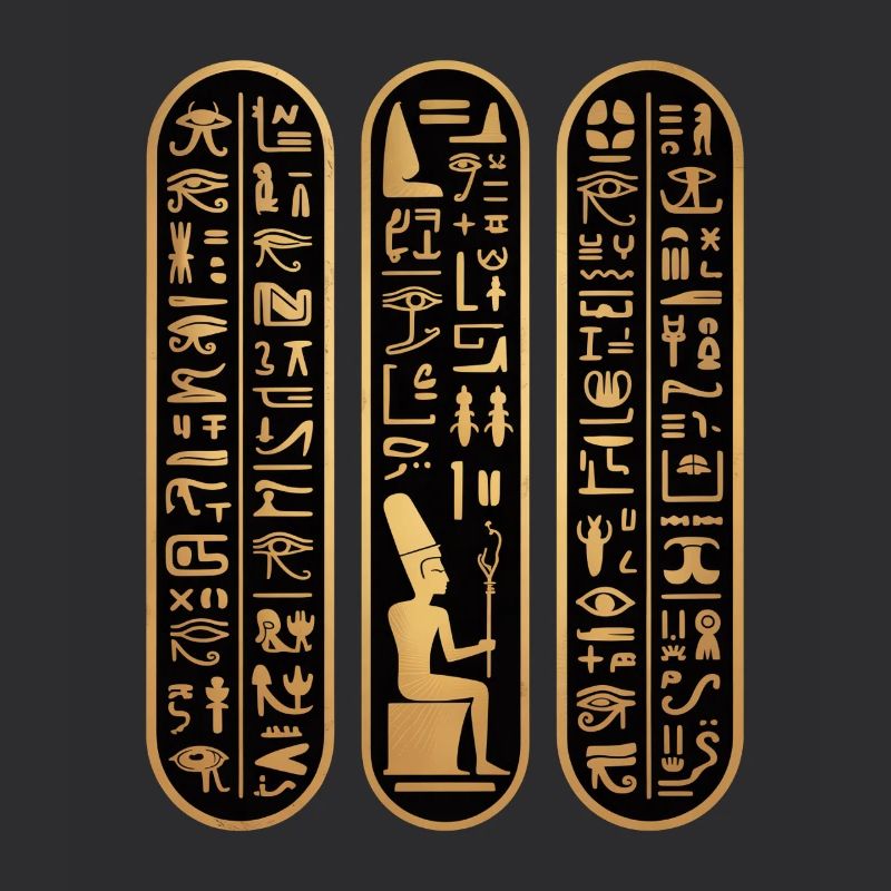Egyptian hieroglyphs Egypt pyramid