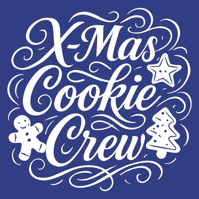 Équipe de Noël de cuisson des biscuits