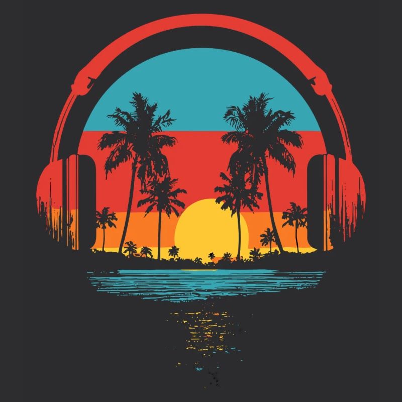 Beach Summer Palm Tree