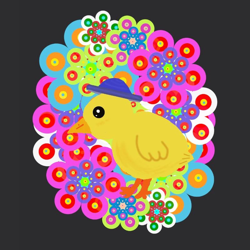 Spring Retro Chick Chicken Kids Easter