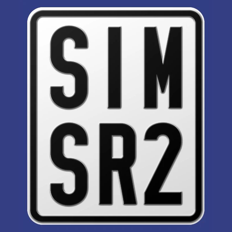 Simson SR2 Moped Kennzeichen