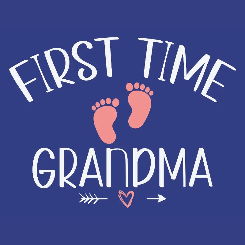 Zum ersten Mal Oma werdende Großmutter