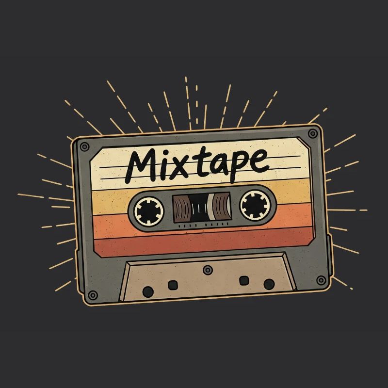 Retro Mixtape Kassette