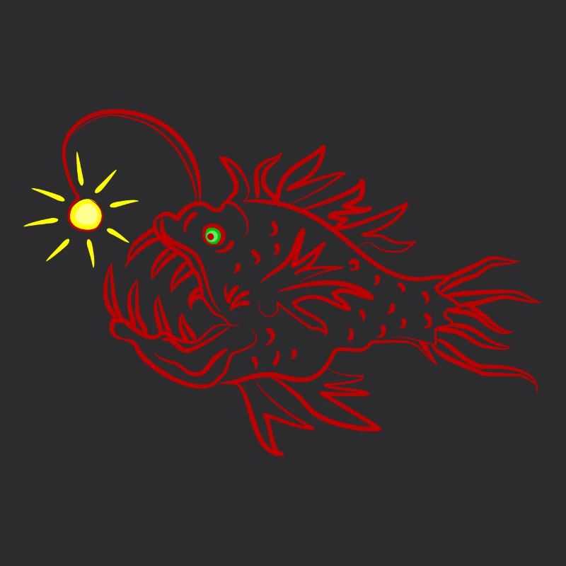 A lantern fish