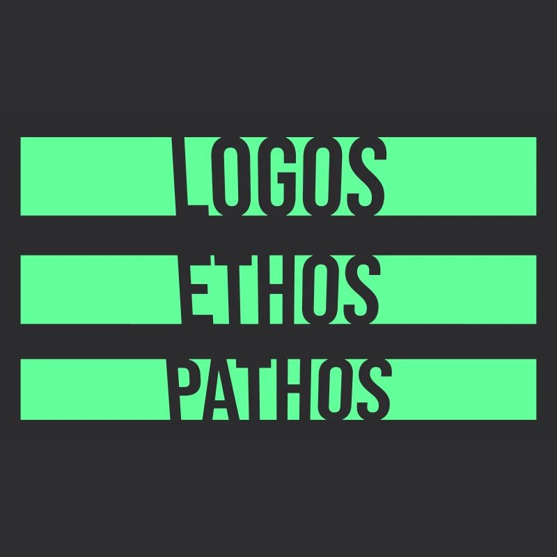 Logos Ethos Pathos Rhetorik Philosophie Student
