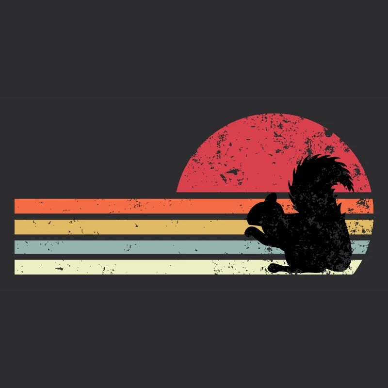 Retro-Eichhörnchen