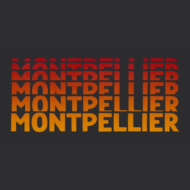 Typographie de Montpellier