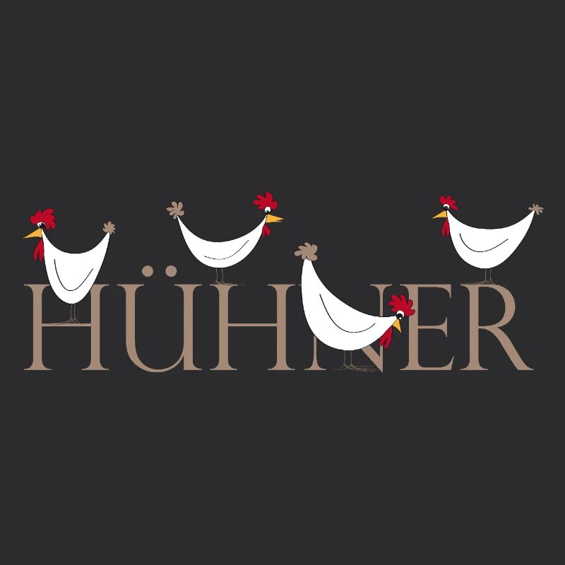 Fans de poulet - Coq - Coq - Poussin - Œuf - Bio