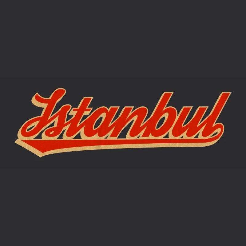 Istanbul Retro Script Logo